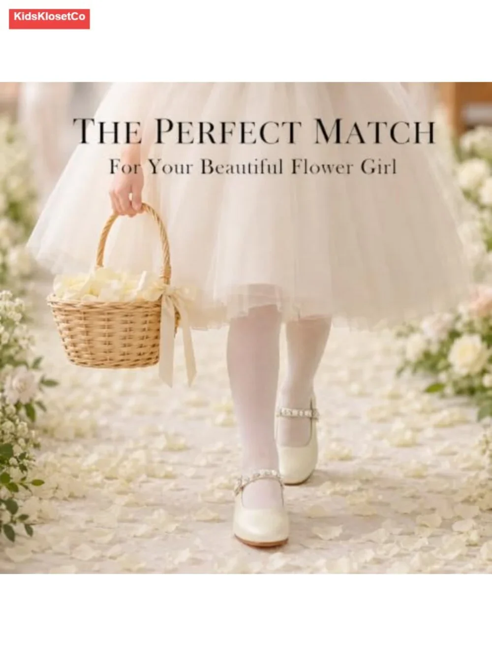 Pearl Rhinestone Princess Dress Shoes with Low Block Heel for Big Girls